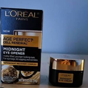 L'Oreal Midnight Eye Cream - Gold and Black